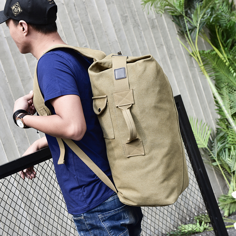 Rucksack mit großem fassungsvermögen, herren-reiserucksack, bergsteigerrucksack, gepäck für männer, canvas-beuteltasche, schultertasche für jungen, herrenrucksäcke