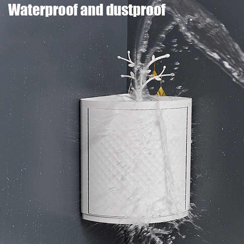 Obrotowa potrójna szafka narożna szafki pyłoszczelna półka aneks kuchenny szafka narożna akcesoria łazienkowe