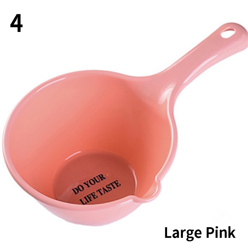 1pc Plastic Water Scoops Washing Hair Tool Children Baby Bath Scoop Thick Long Handle Cooking Kitchen Tools Gadgets: 4