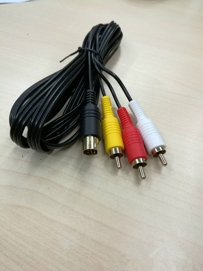 Cable compuesto de Audio y vídeo para Sega Saturn svideo AV, SAV