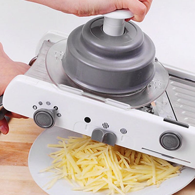 Machine de découpe de légumes réglable multifonctionnelle d'outil de cuisine de légume de trancheuse d'acier inoxydable de broyeur manuel