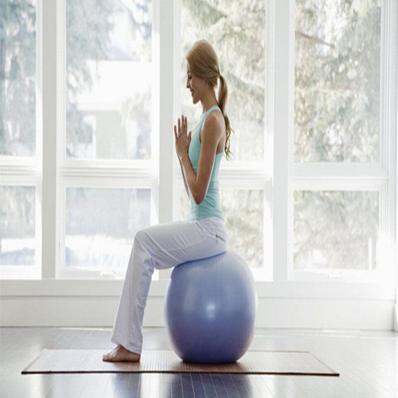 SONGYI Yoga Ball Pilates Fitness Balance Ball Gymnastic Pregnant Woman Exercise Fitness Midwifery PVC Ball 55/65/75 CM