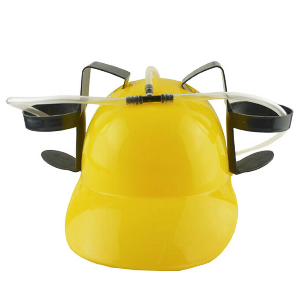 Sombrero para beber cerveza y refrescos para hombre y mujer, sombrero para beber, color negro, para , para adultos,: Amarillo