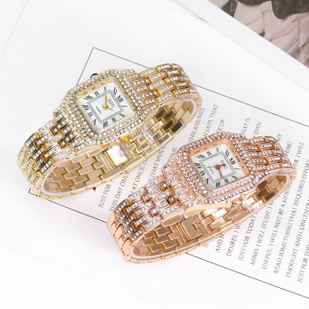 Diamant Vrouwen Horloges Gouden Horloge Dames Pols Horloges Luxe Strass Vrouwen Armband Horloges Vrouwelijke Relogio Feminino