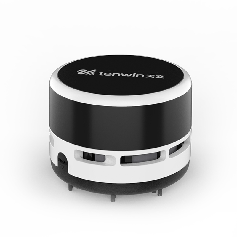 Desk Vacuum Cleaner Mini Dust Cleaner Desktop Keyboard Cleaner Rubber Dust Collector For School Classroom Office School Supplies: Black