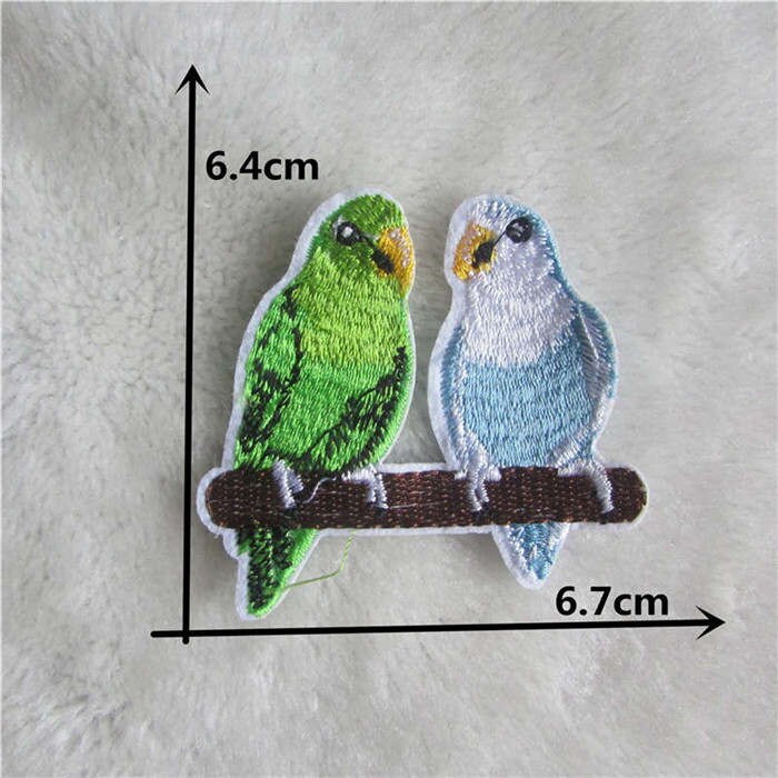 Jaar stijl vogel smeltlijm applicatie borduurwerk patch diy patches strepen  c2169-c2258: C2205