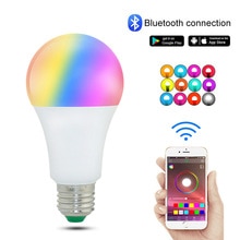 E27/B22 RGB Bluetooth Led Lamp Multicolor Dimbare LED Spotlight Lamp Nachtlampje Lampen voor Home Verlichting Party