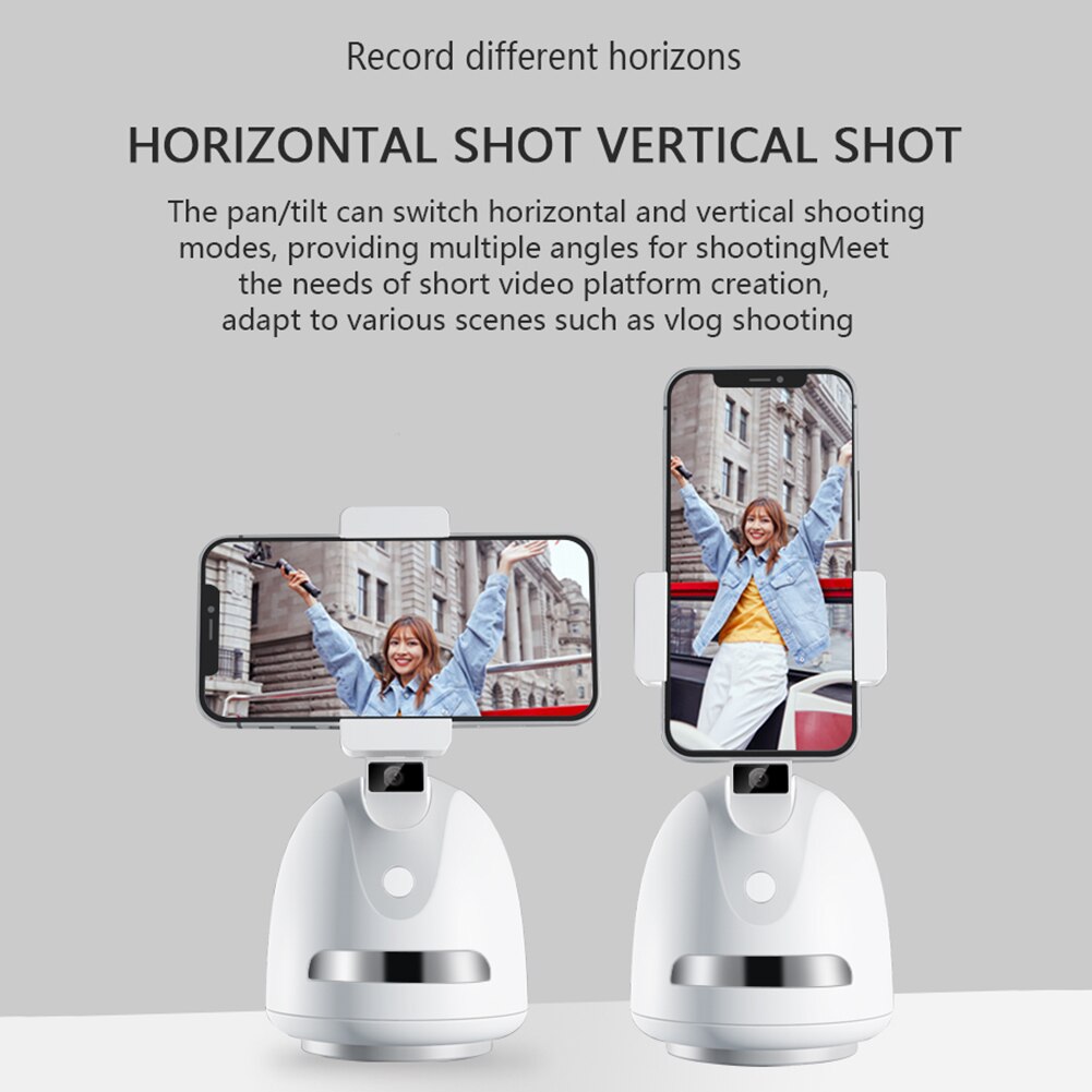 Auto Face Tracking Gimbal Phone Rotary Shooting Video Record Stabilizer Live Smart AI Follow-Up Photo Vlog Record Accessories