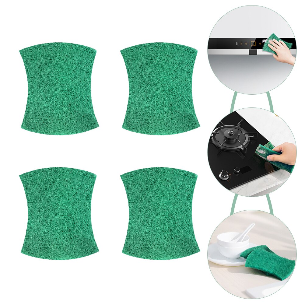 6pcs Household Cleaning Scrubber Reusable Scouring Pads Cookware Scrub Pads