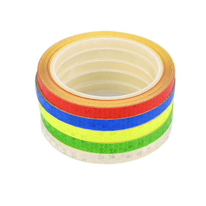 8M samochód wodoodporne odblaskowe naklejki fluorescencyjne bezpieczeństwo wioślarz MTB naklejki i kalkomanie ostrzeżenie wioślarz bezpieczeństwo taśma wiążąca wioślarz