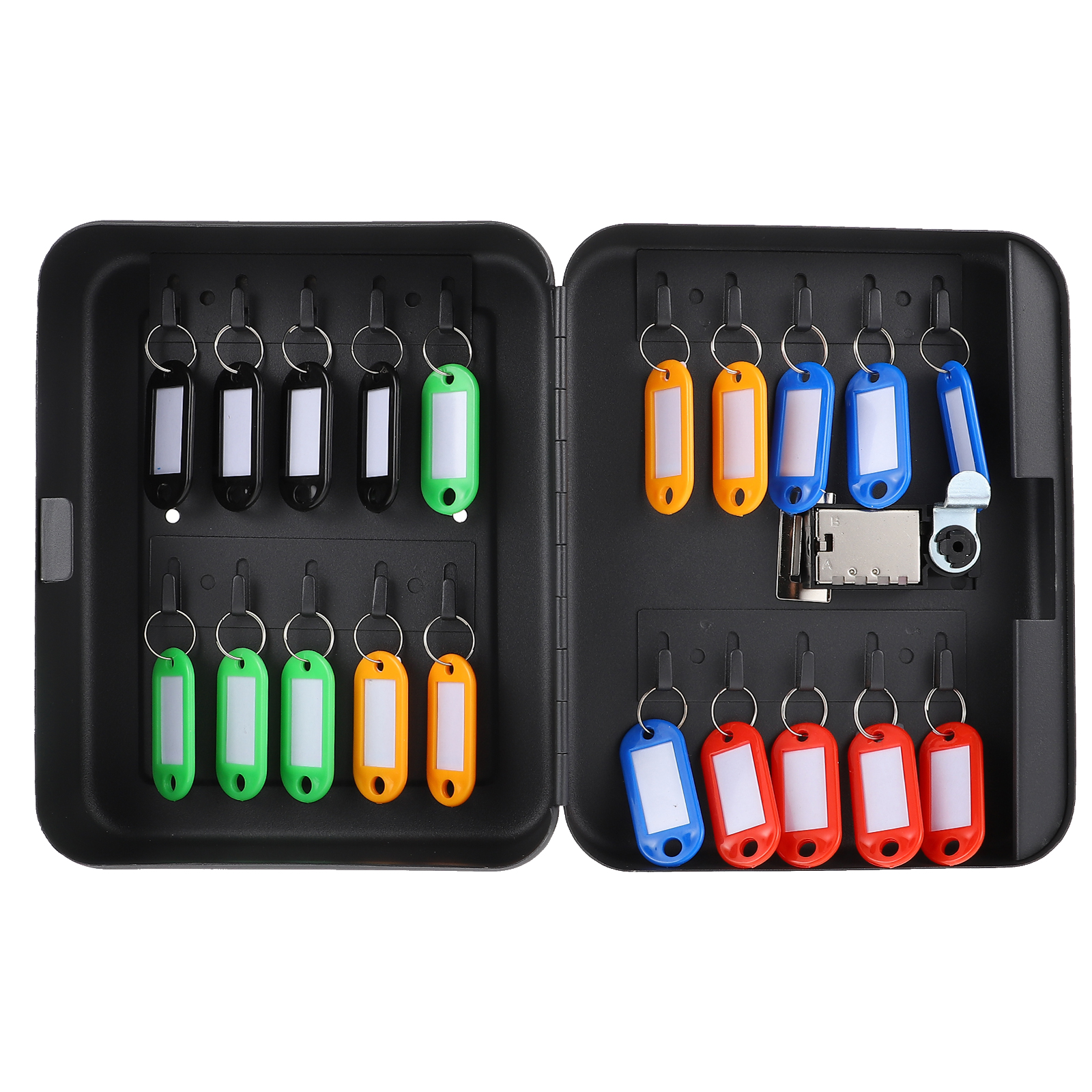 1 Set Key Management Box Key Cabinet Wall-mounted Key 20 Slots Code Box: Default Title