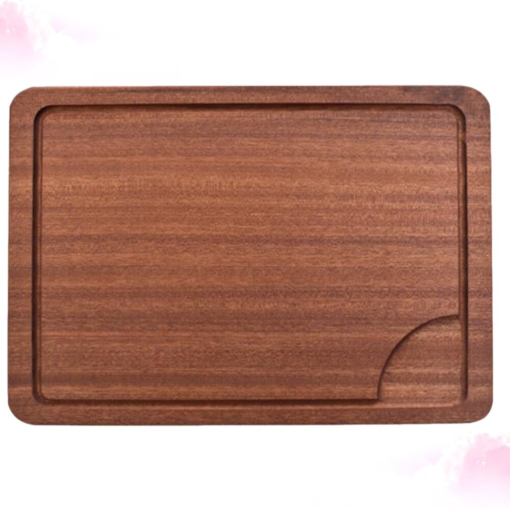 1pc placa de comida restaurante ocidental casa cozinha criativa utensílios de mesa de madeira prato de comida placa de bife placa de pizza