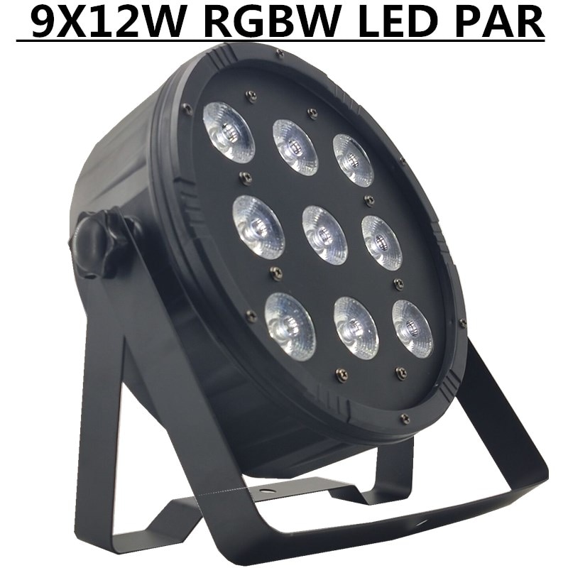 9X12 W RGBW LED PAR LICHT DMX512 controle disco licht professionele podium DJ apparatuur led wash licht