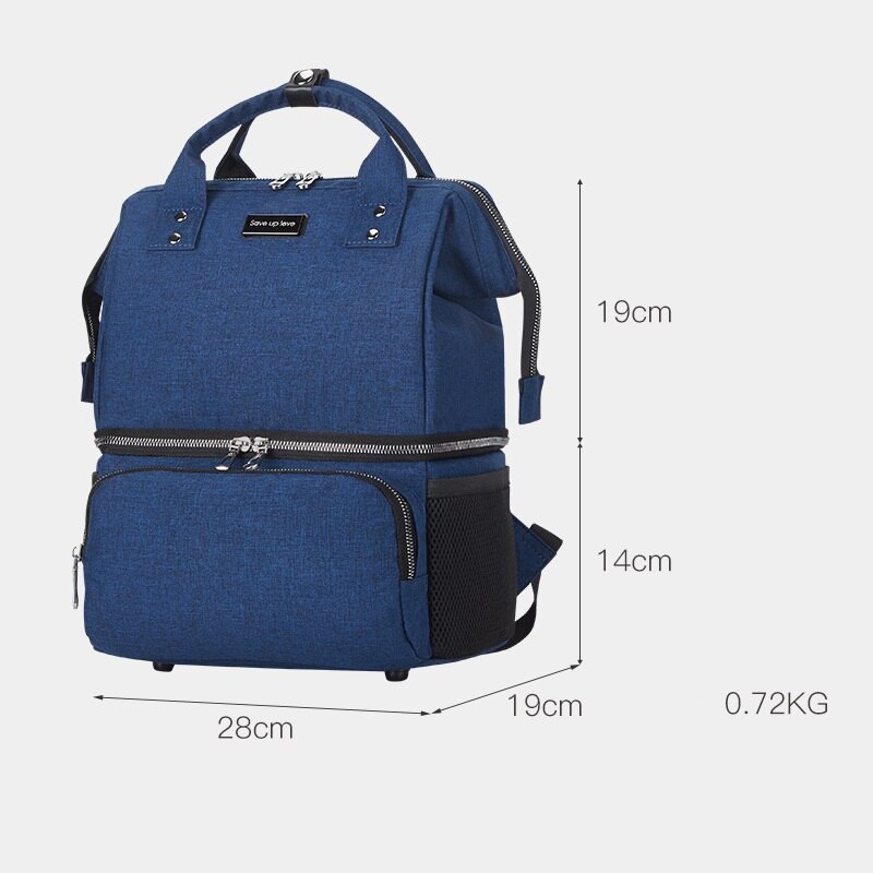 Bolsa térmica aislante para biberones de leche materna para bebés, mochila térmica para biberones, almacenamiento de alimentos para bebés