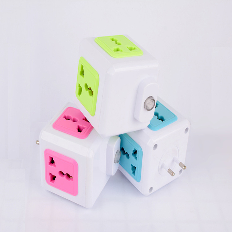 Power Strip 4 Outlets - HAOBA A099 - 250V 10A - Master Switch - International Plug Adapter