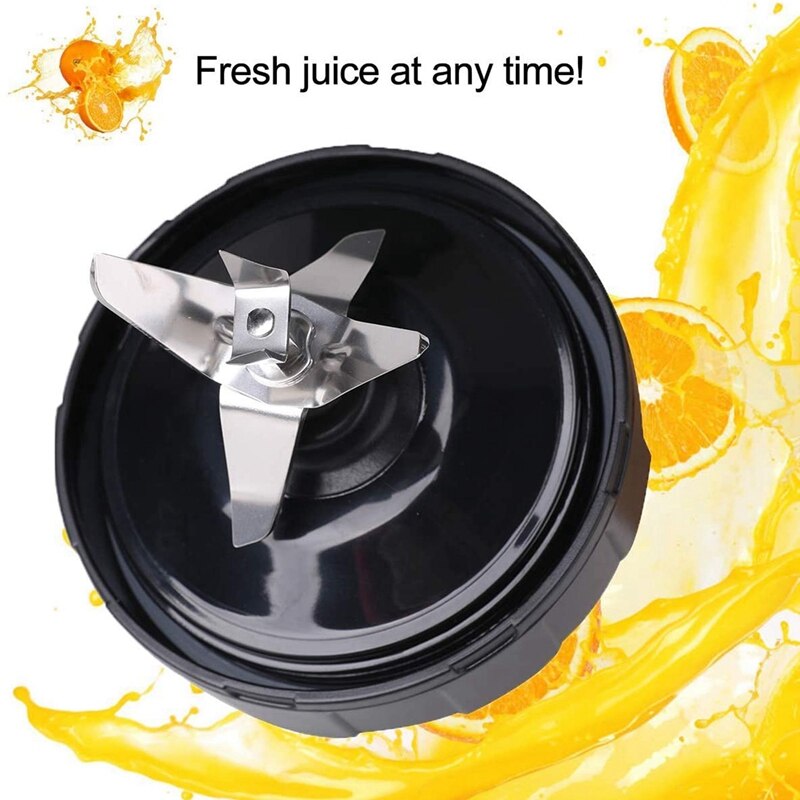 7 Fins Bottom Extractor Blade for Nutri Ninja Blender Replacement Parts Compatible with for Nutri Ninja Auto IQ BL682-30