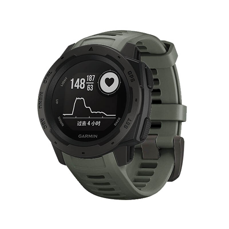 22mm Sport Silicone Strap Quick Release Replacement Watch Band for Garmin Instinct XR649: Gray