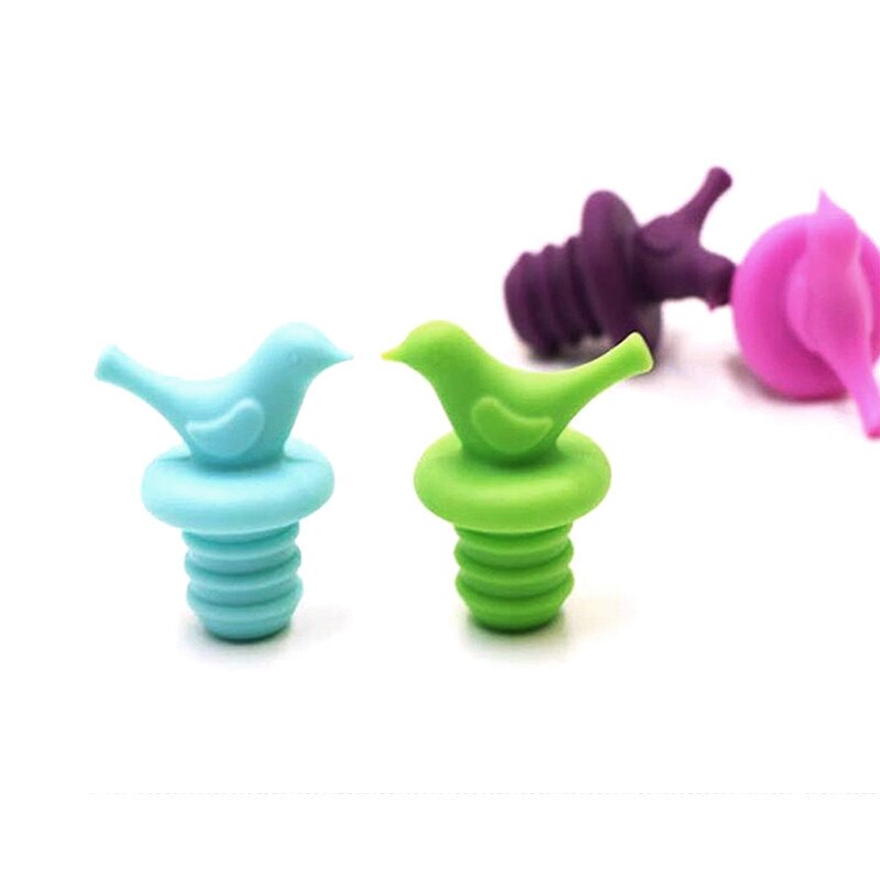 Tapón de silicona para botella de vino, de grado alimenticio tapón para botella de cerveza, tapas para botellas, selladores, libre de goteo, tapón para mantenimiento fresco, accesorios de herramientas de cocina