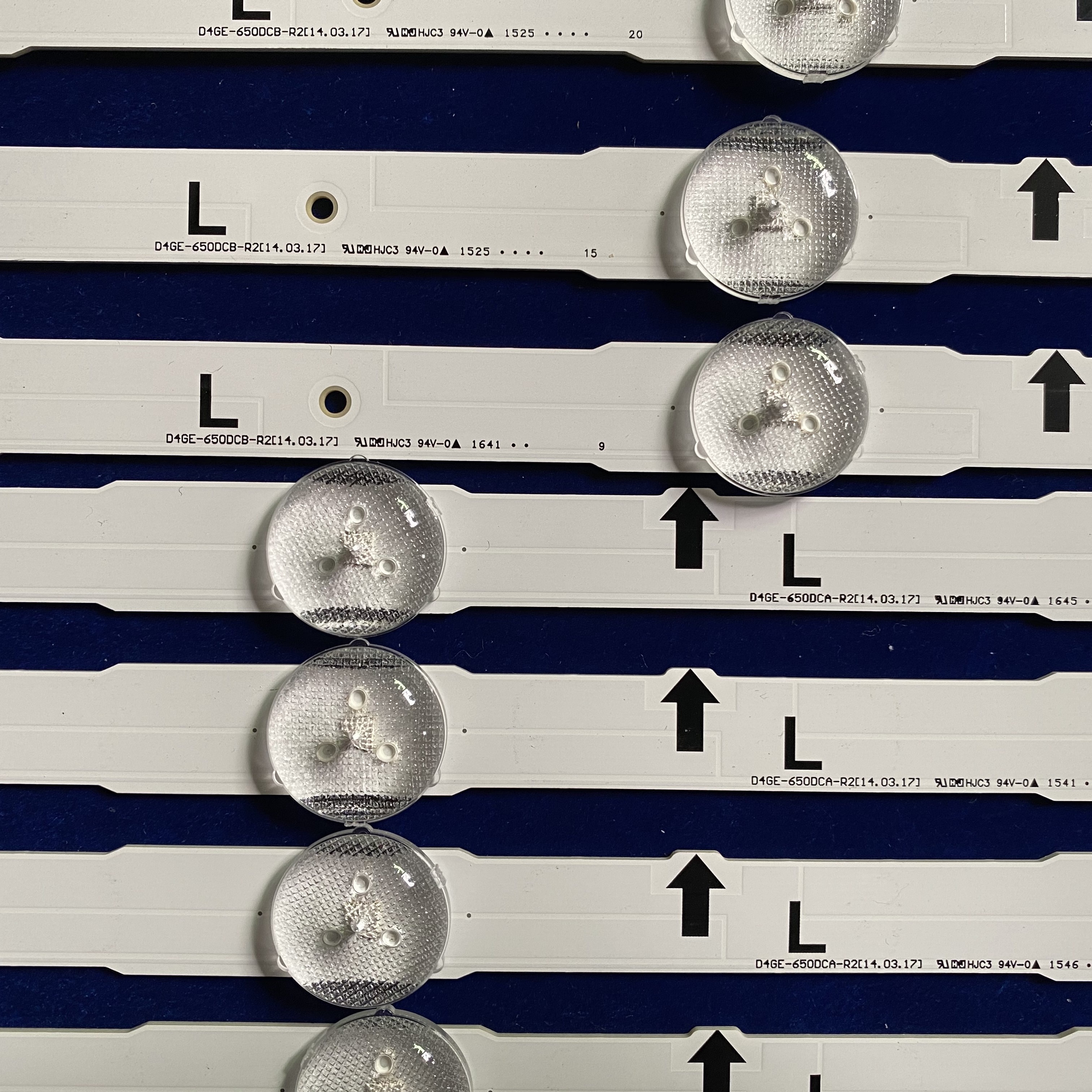 LED Backlight Lamp strip For Samsung 65 inch LCD TV UA65H6400AJ 2014SVS65F-3228-L08/R06