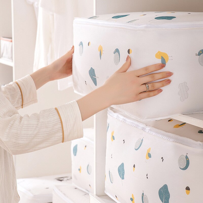 Home Closet Clothing Quilt Storage Bags Foldable Clothes Sweater Organizer Box Large Capacity Cabinet Container Sorting Pouch