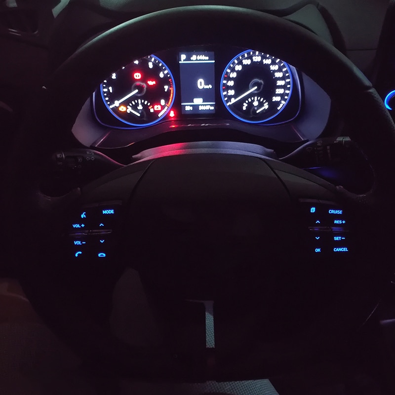 Farthållarmodul 1.6l/1.4t multifunktionell rattmodifiering klassisk knapp för hyundai elantra ad