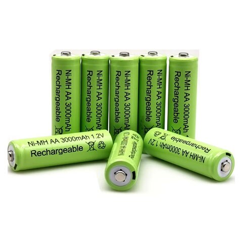 Original. Recargable. NI-MH.baterías recargables. 1,2V.AA3000mAh. Prefabricadas para juguetes. 1.2v 3000mAh.