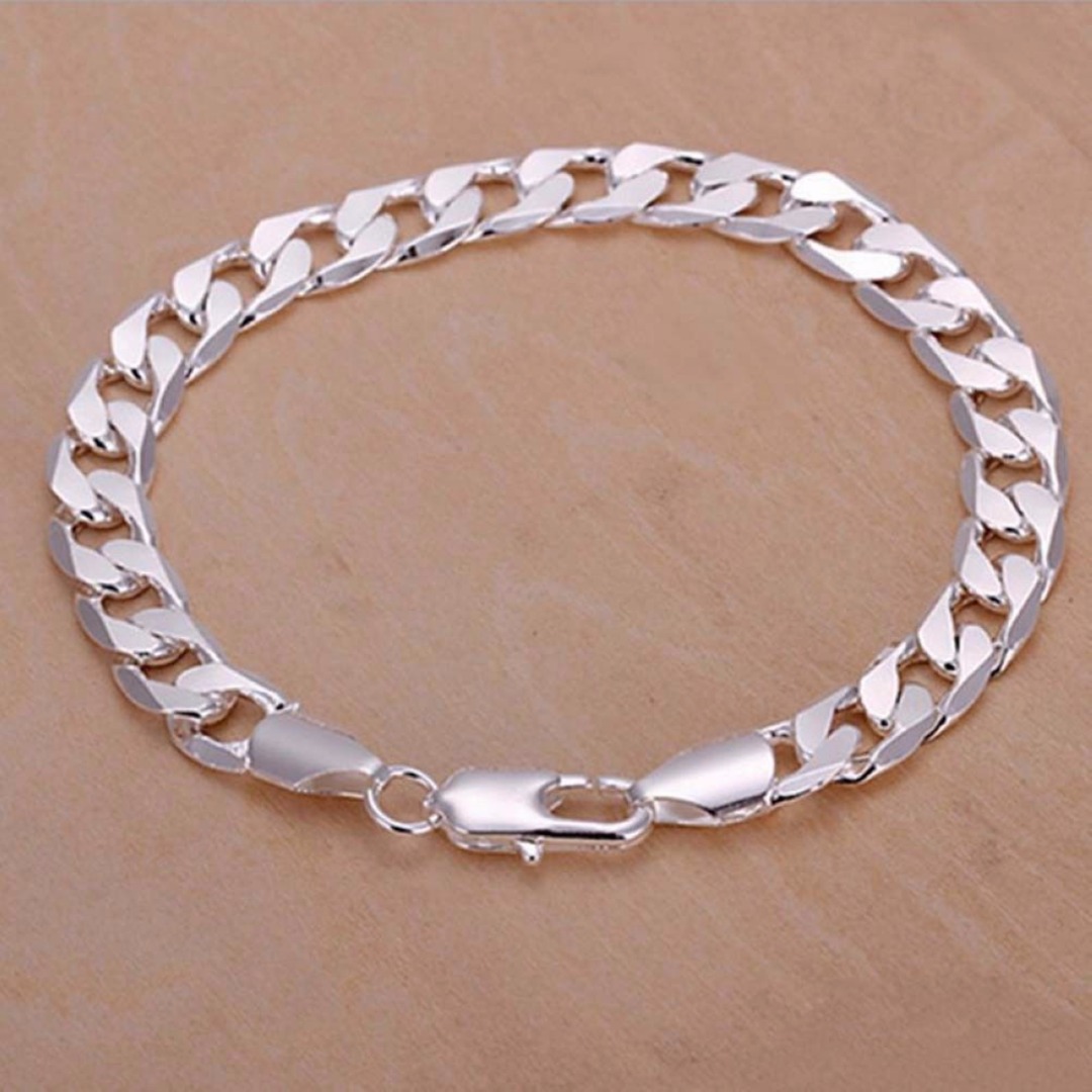 Pulsera de acero inoxidable para hombres y mujeres, brazalete de Hip Hop, joyería Punk cubana, cadena Punk, pulsera Punk para de Rock, cadena para la muñeca masculina, pulseira