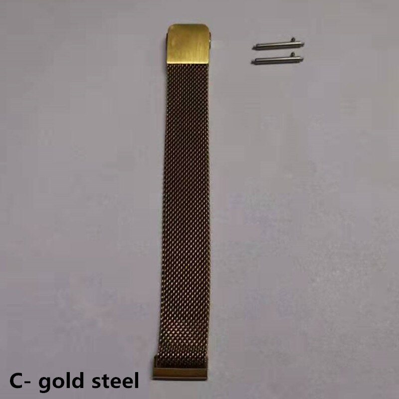 Amynikeer 100% Originele Riem B57 Originele Band Fabriek Biedt Siliconen Band 10 Kleuren Voor Smart Armband B57 Smart Watch: gold steel