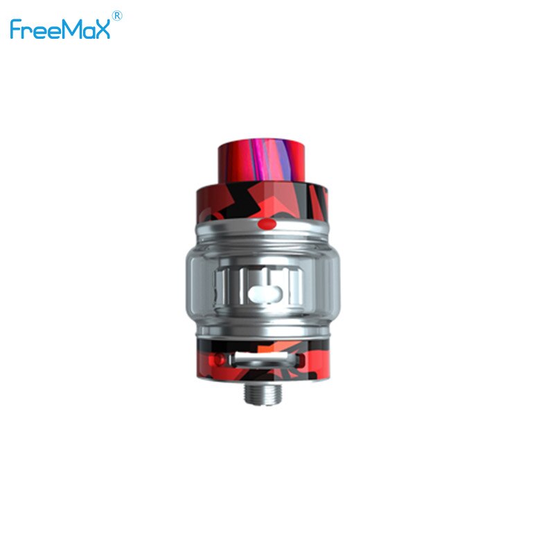 Original Freemax Fireluke 2 Subohm Tank 2ml/5ml Capacity with TX1 & TX2 mesh coil slide-to-open top fill vs Mesh Pro Tank: Graffiti Red