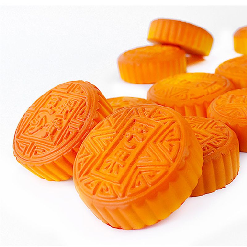 1pc Artificial Moon Cake Model Realistic food Display Photography Props Crafts Home Decoration Mid-autumn Festival