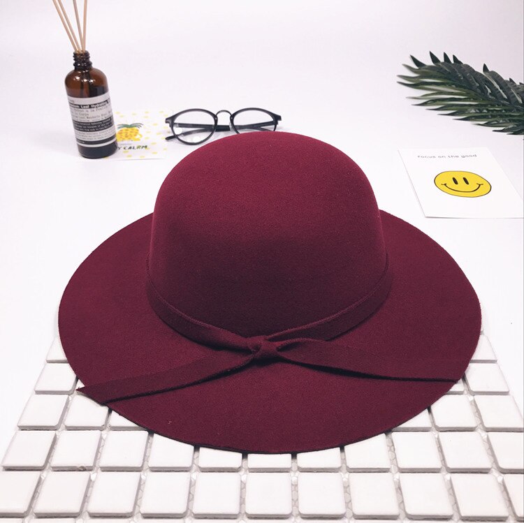 Gorros con lazo para niños y niñas de 2 a 8 años, Sombrero con lazo, gorra de playa, protección solar, accesorios de fotografía: Borgoña