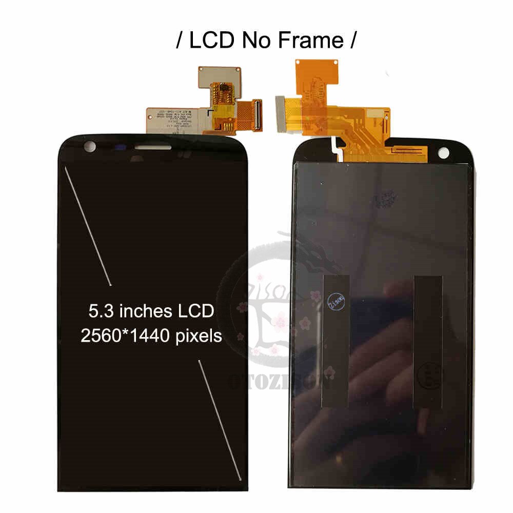 LCD For LG G5 H850 H868 F700 LS992 VS987 Display With Frame Screen Touch Digitizer Assembly G5 Dual H860 G5 SE H840 H845 Display: Black No Frame