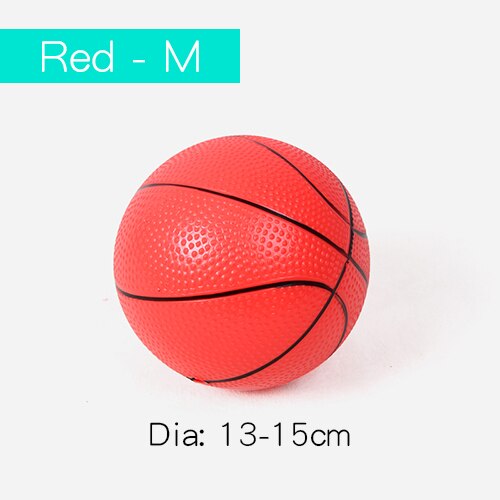 Ruizhi Per Bambini Gonfiabile In Pvc Palla Mini Basket Del Capretto di Calcio Polso Esercizio Palla di Gomma Pallone Da Spiaggia di Sport di Gioco Giocattoli RZ1043: 07red M