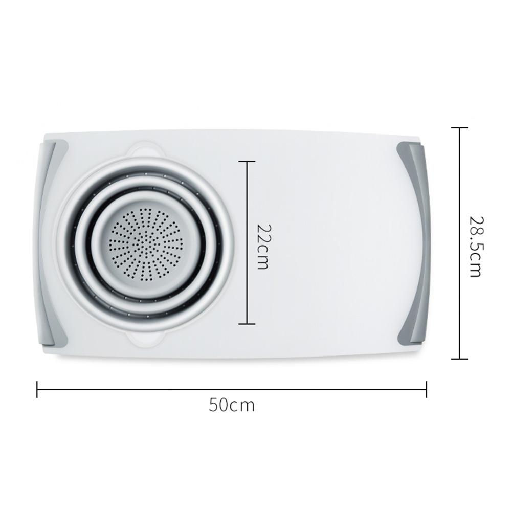 Innovative Multi-Functional 3 in 1 Chopping Board Detachable Folding Drain Basket Sink Cutting Board Kitchen Tools