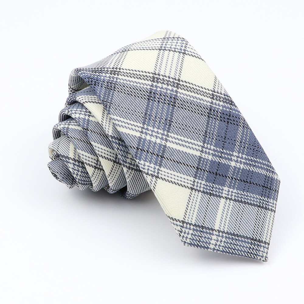 Plaid Tie For Men Women Soft Skinny Cotton TR Fabric Necktie For Wedding Bussiness Casual Man's Neckties Suits Flower Cravat: 40