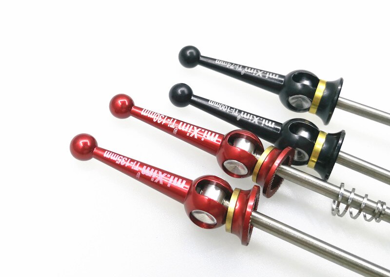 1PCS MTB Bicycle Skewer titanium quick-release hub axle wheel mountain folding road bike Size 74MM/100MM/130MM/135MM