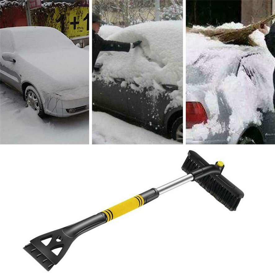 Auto Sneeuw Schraper Borstel 1PC Auto Sneeuw Ijs Removal Schop Intrekbare Borstel Schrapen Glas Vorst Winter Tool 1119 #30