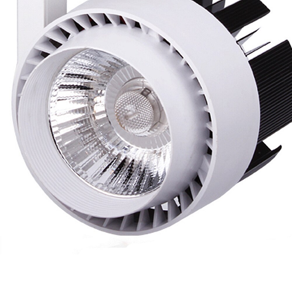 Iluminación de pista 110V 220V 230V 240V foco de pista LED lámpara de punto de carril COB 20W Luz de pista LED