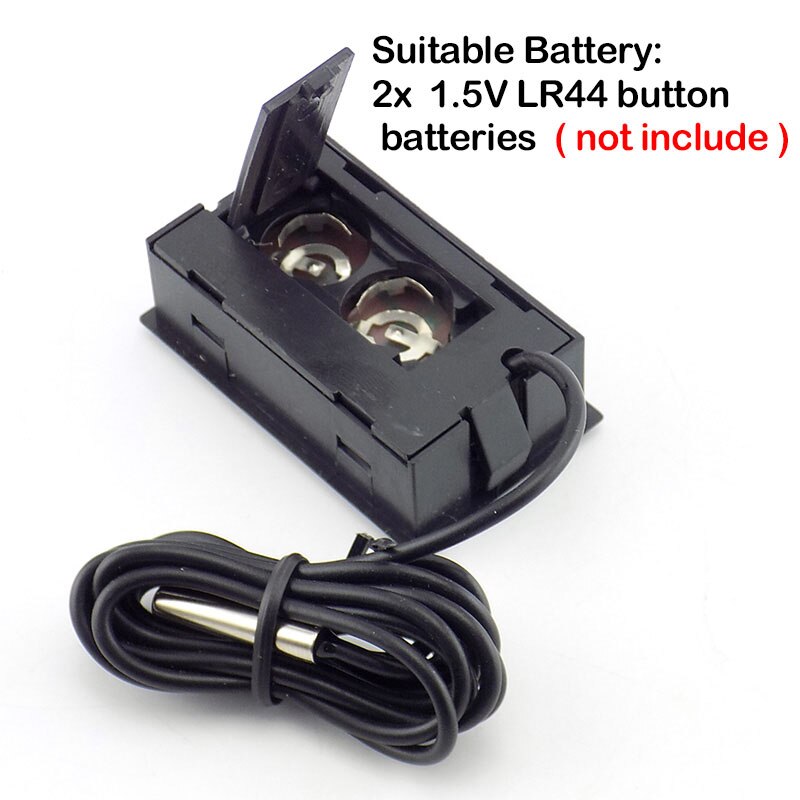 Digital LCD Display Water Thermometer Electronic Thermometer Fish Aquarium Tank Refrigerator Water Temperature Waterproof