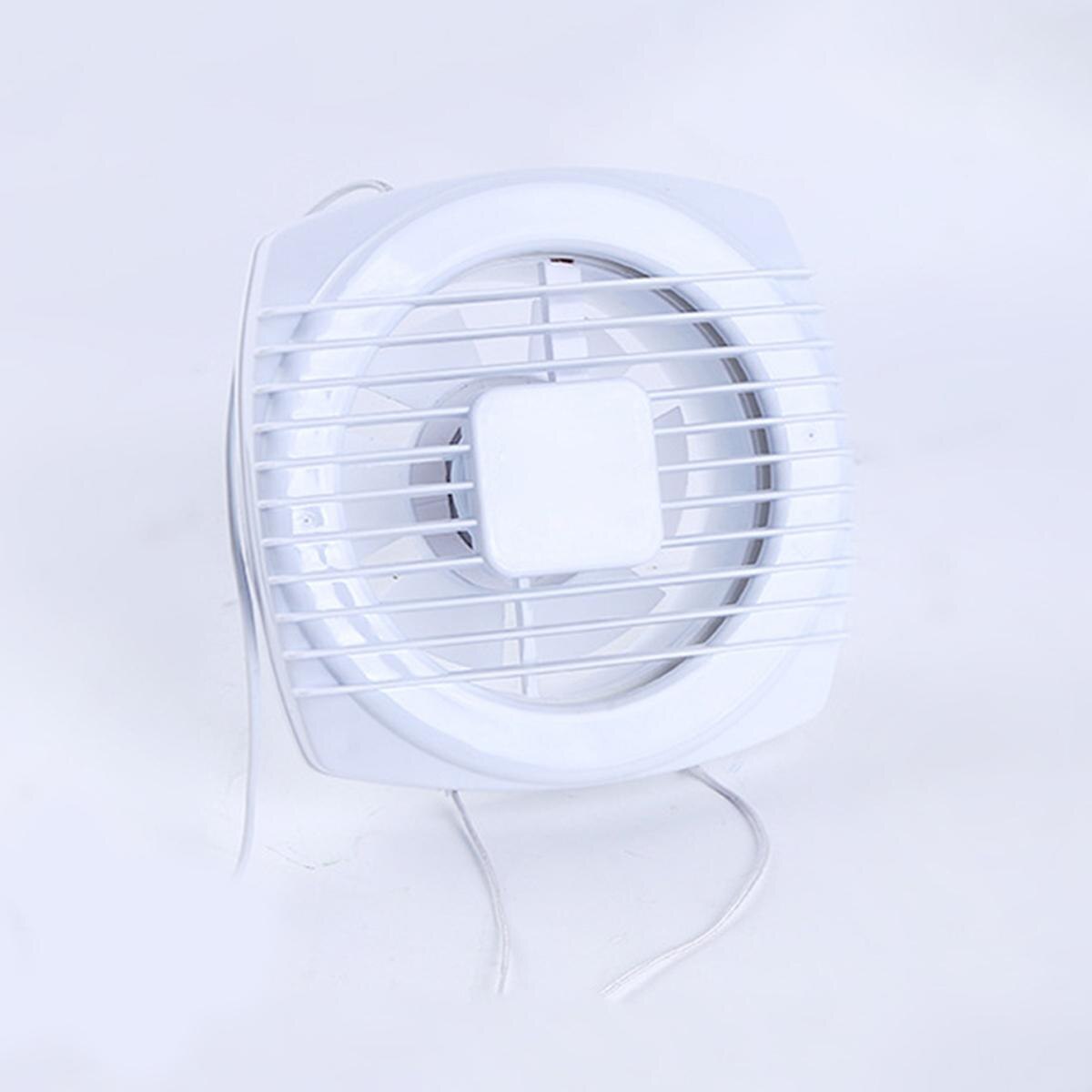 12w 4 tum tyst utsug fläkt 220v hem hotell glasfönster vägg hänga kök badrum toalett ventilation avgasfläkt