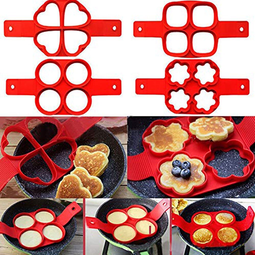 Munanmuovaaja munakas pannukakku muotti tarttumaton ruoanlaittotyökalu munankeitin pannu kääntää munarengas muotti keittiötarvikkeita