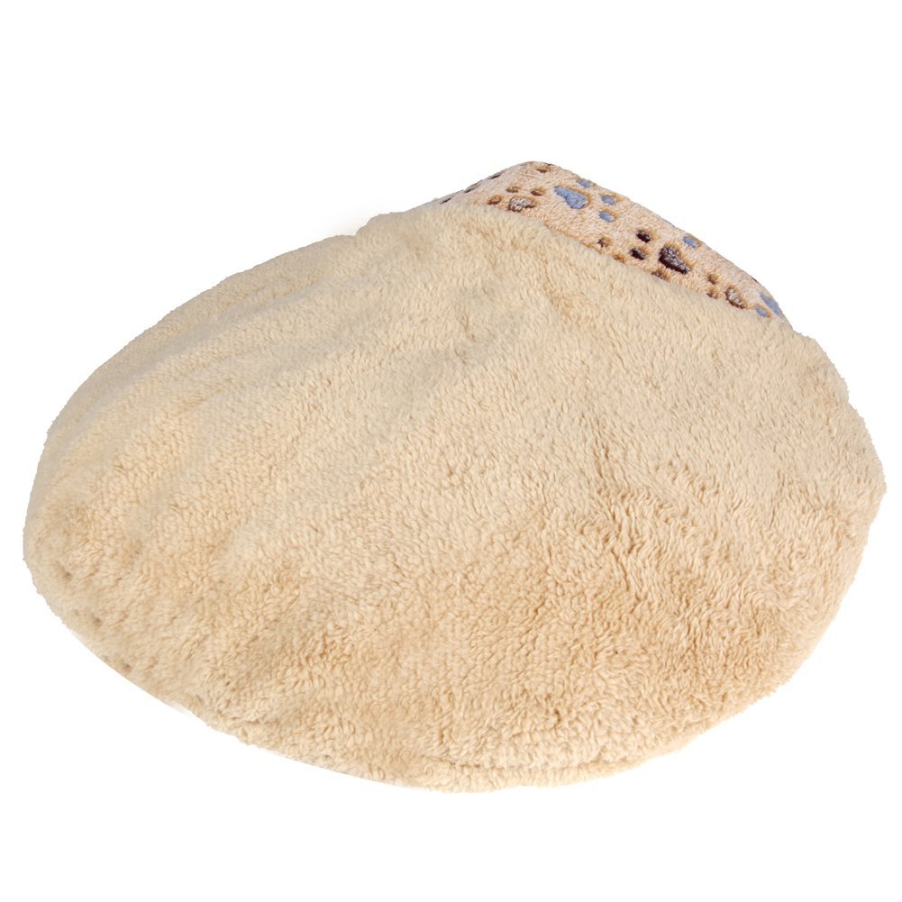 Saco de dormir de cama para gato y perro, cálido, cálido, para invierno, con forma de hamburguesa, de felpa