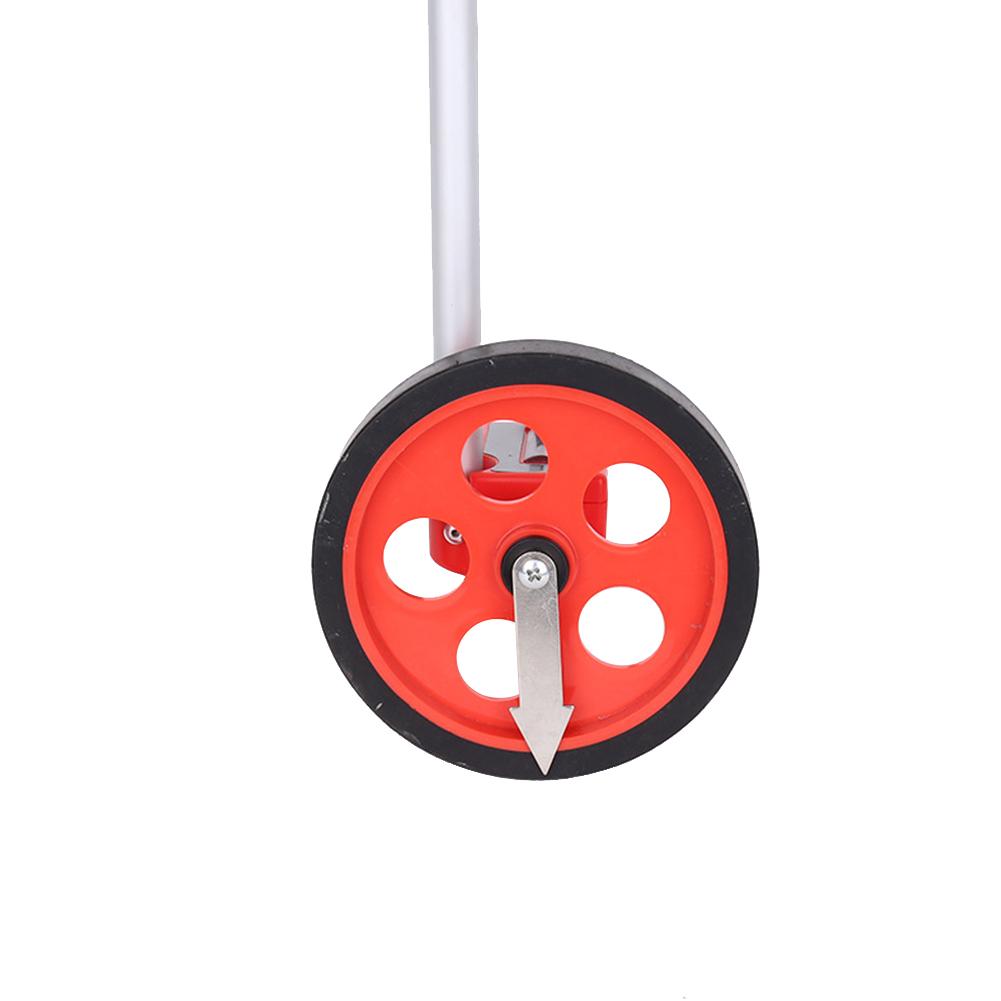 Hand-Held Mechanical Distance Measuring Wheel High Precision Tri-Sections 6-digit Counter Walking Measuring Wheel Range Finder