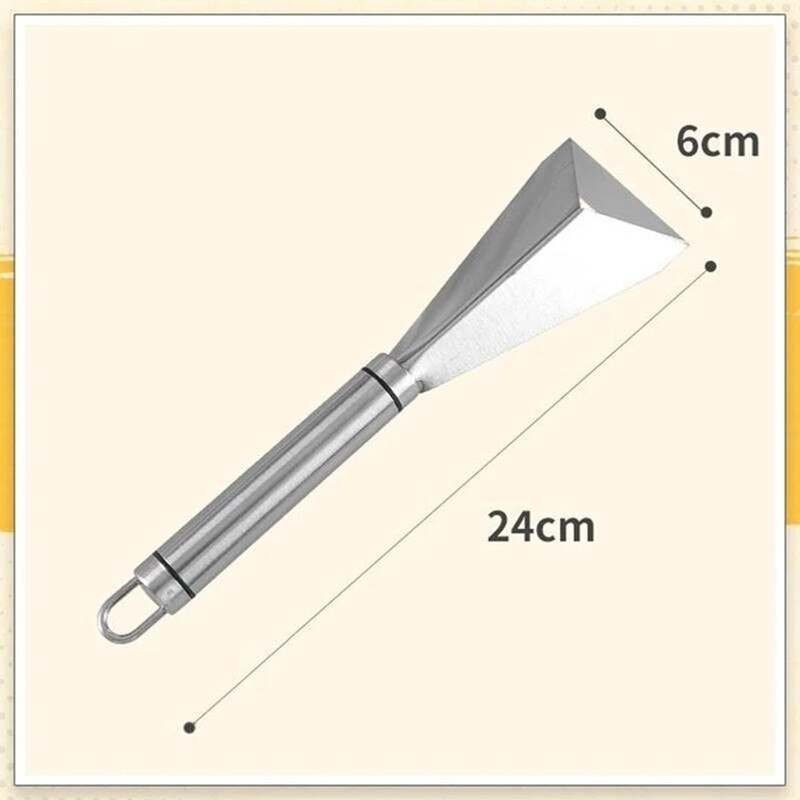 Triángulo de acero inoxidable, cuchillo para tallar frutas, plato de frutas, artefacto, cuchillo triangular para verduras, hoja antideslizante para tallar, herramienta de cocina