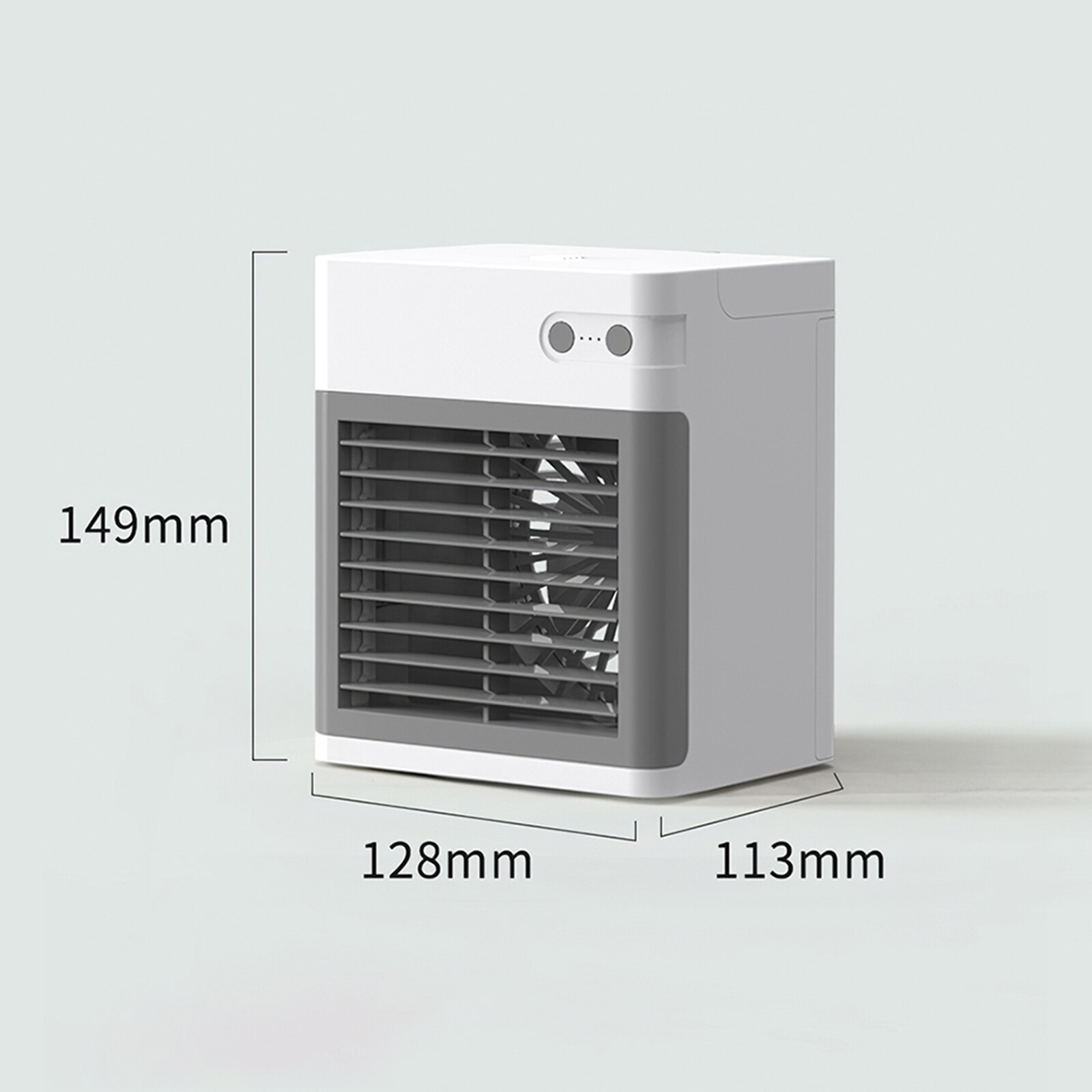 Air Cooler Ultra Cordless LED USB Charging Desktop Air Conditioning Humidifier Personal Space Cooler Fan Air Conditioner