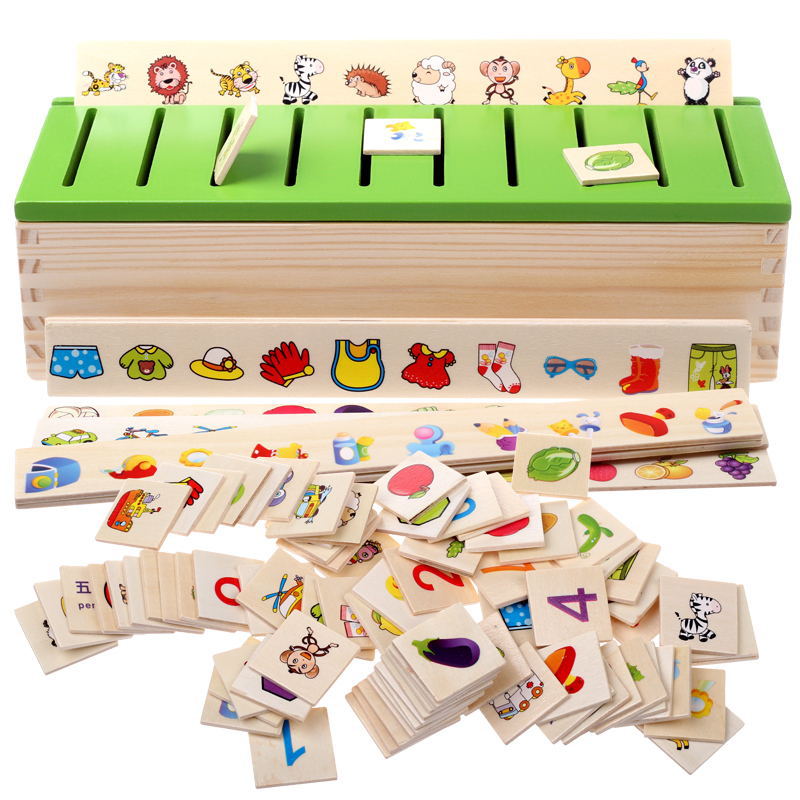 Tidlig læring klasse læring form viden klassificering boks puslespil parring børn baby intelligens legetøj kognitive legetøj