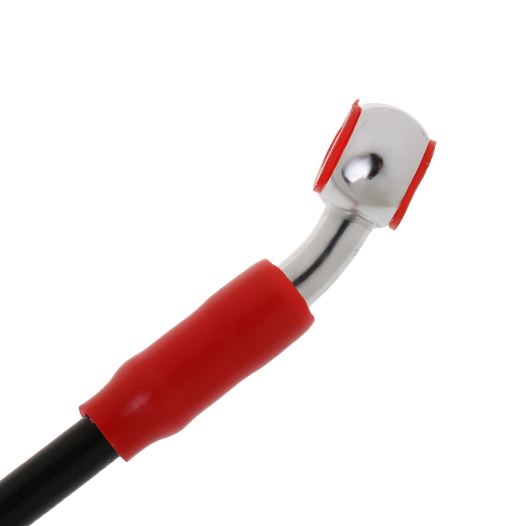 90cm Motorcycle Bike Flexible Brake Oil Hose Pipe Line Stainless Steel Black