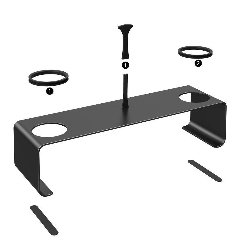 Must-have VR Mounted Display VR Display Holder Compatible with Oculus Quest 2 Headset Touch Controllers VR Stands