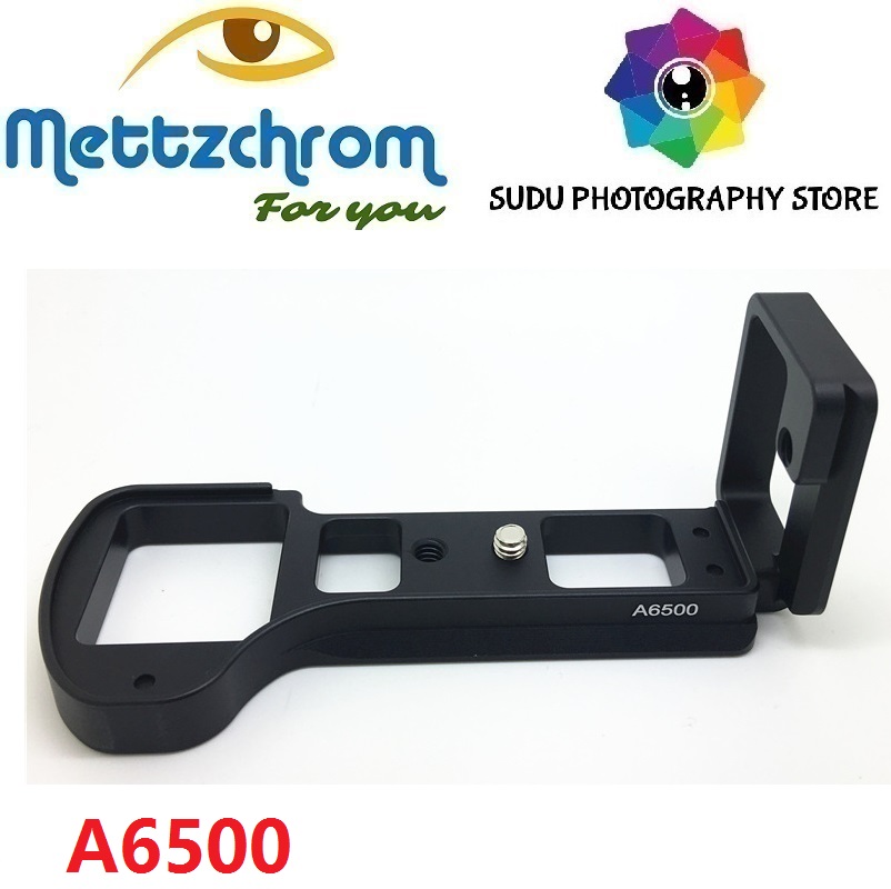 Mettzchrom Metalen L Bracket Quick Release L Plate Holder Hand Grip Voor Sony A6500
