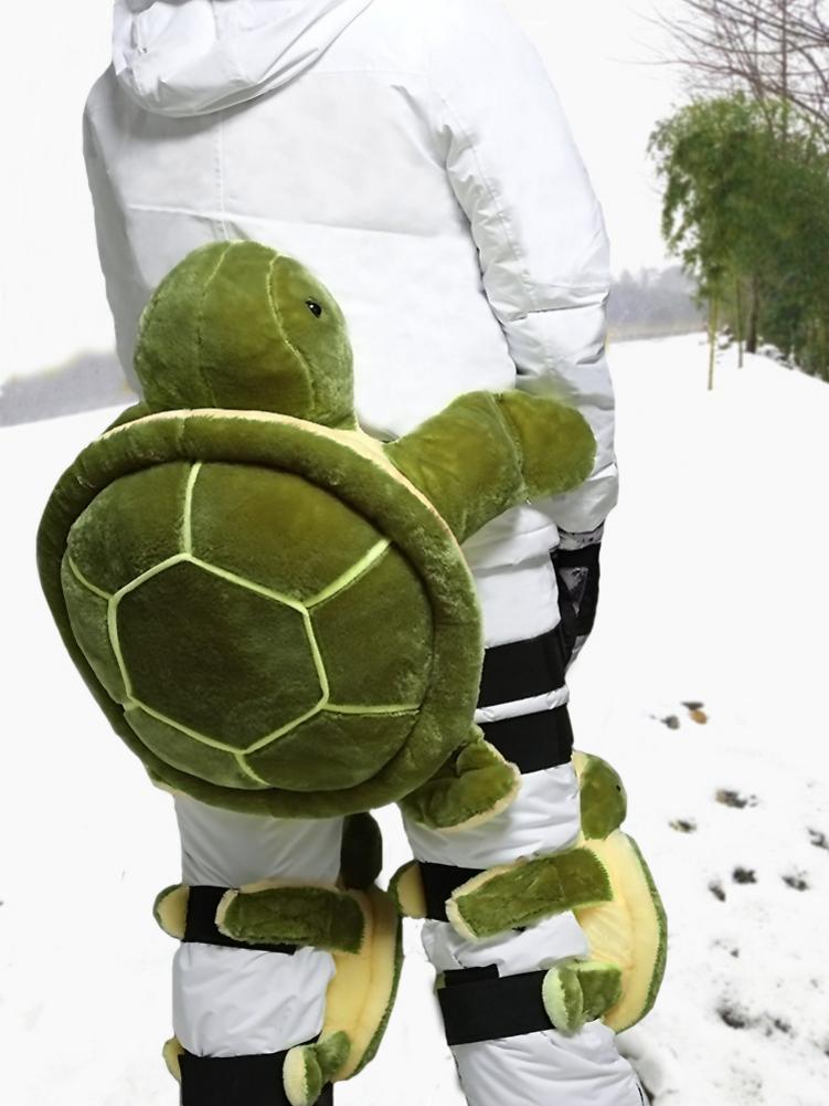Coccyx protecteur de hanche Anti-chute antichoc tortue forme Coccyx coussin de protection pour extérieur hiver ski doux //